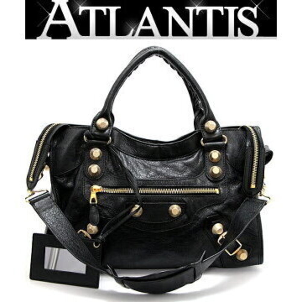 Balenciaga Giant City Handbag leather black